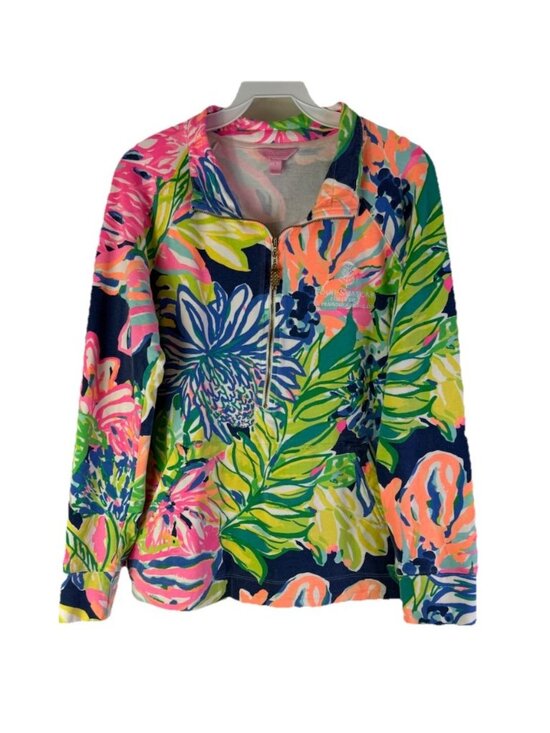 Lilly Pulitzer Tops - Lilly Pulitzer Skipper Popover Jacket Sweatshirt